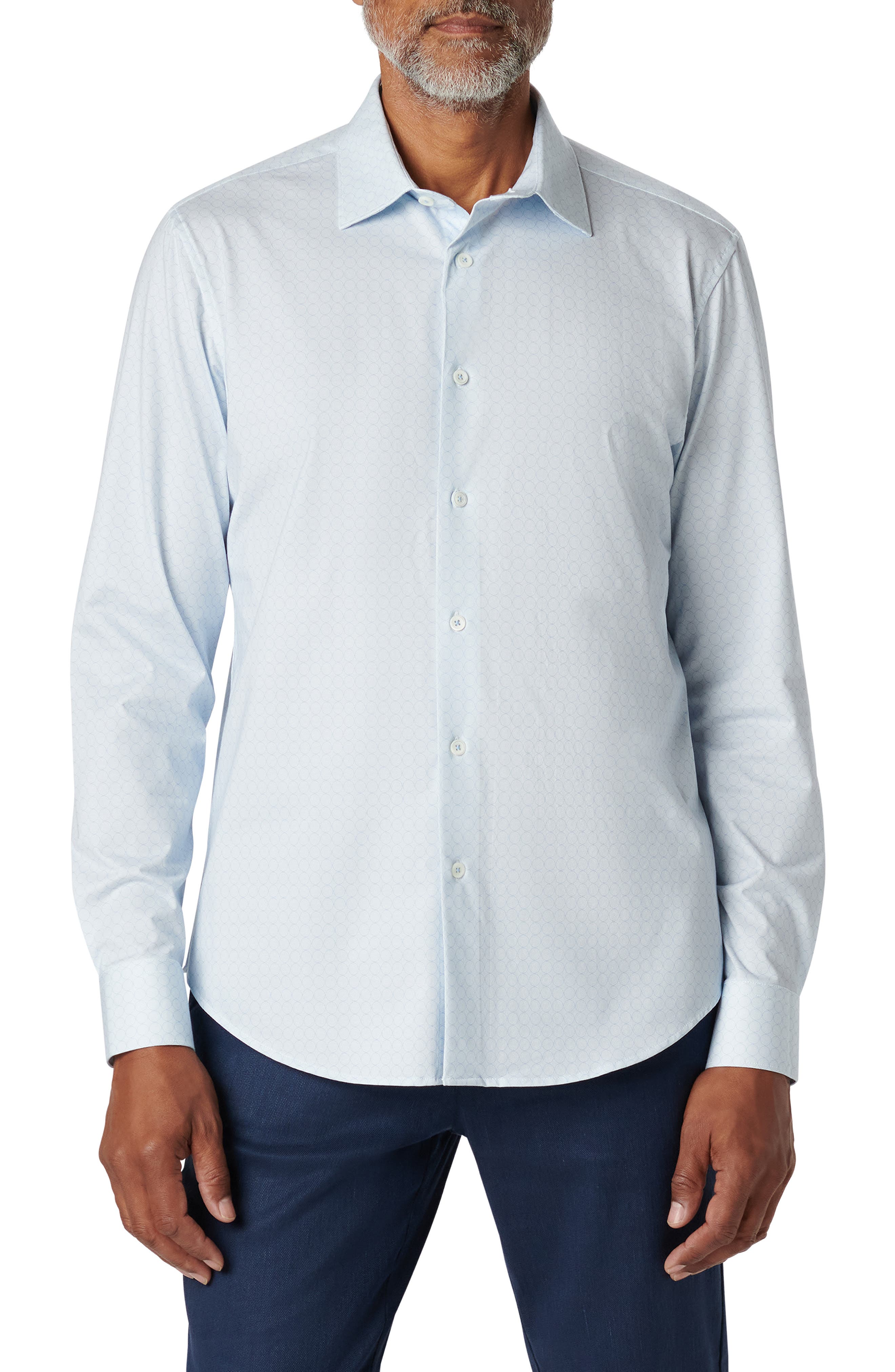 Bugatchi James OoohCotton® Circle Print Button-Up Shirt (Men ...