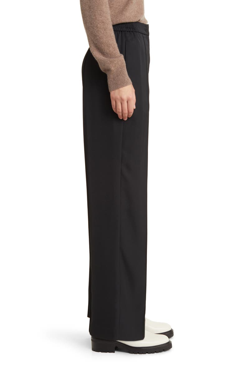 Alta High Waist Straight Leg Pants, Alternate, color, SHINY BLACK