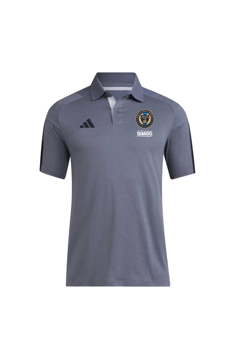 adidas Men's adidas Gray Philadelphia Union 2024 Training Polo, Alternate, color, Gray