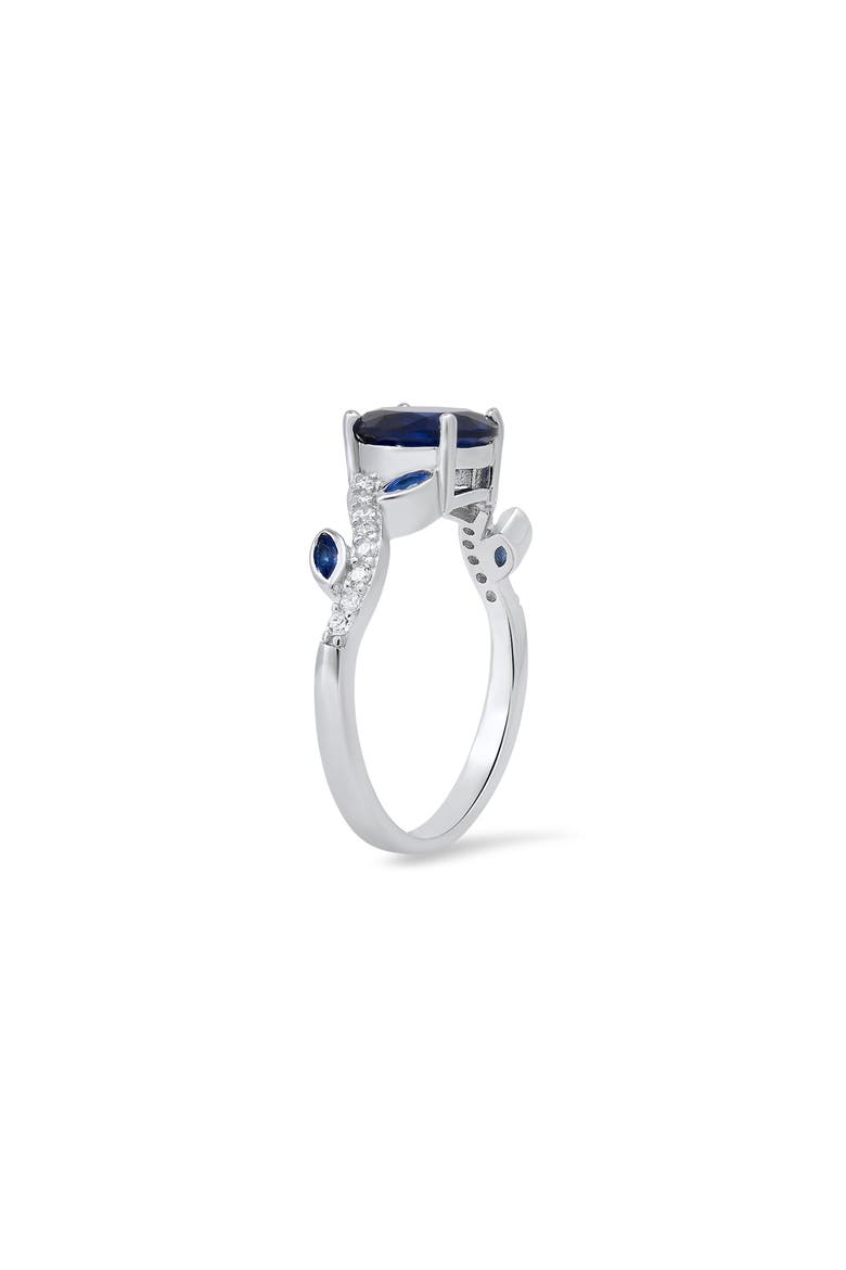 Sterling Silver Cubic Zirconia Ring, Alternate, color, SILVER
