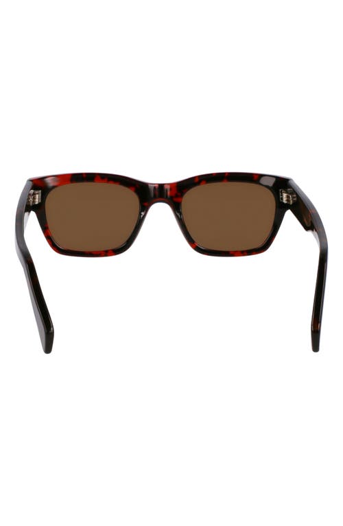 PAUL SMITH PAUL SMITH LOXHAM 52MM MODIFIED RECTANGULAR SUNGLASSES