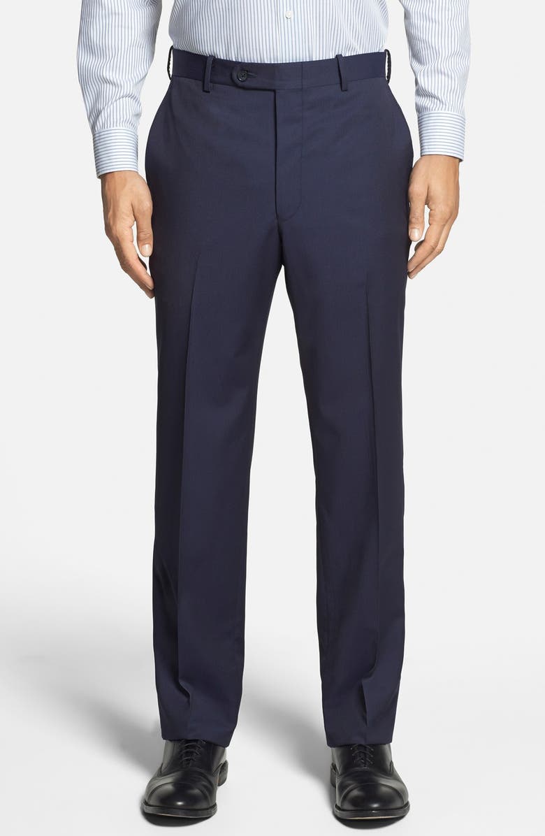 Peter Millar Classic Fit Stripe Wool Suit, Alternate, color, 