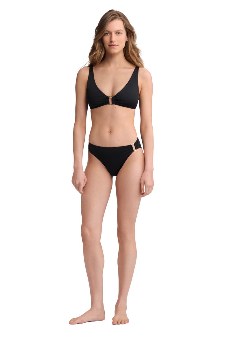 Ring Hipster Bikini Bottoms, Alternate, color, BLACK