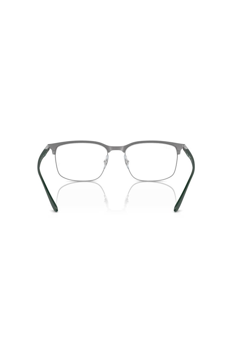 57mm Square optical glasses, Alternate, color, Grey