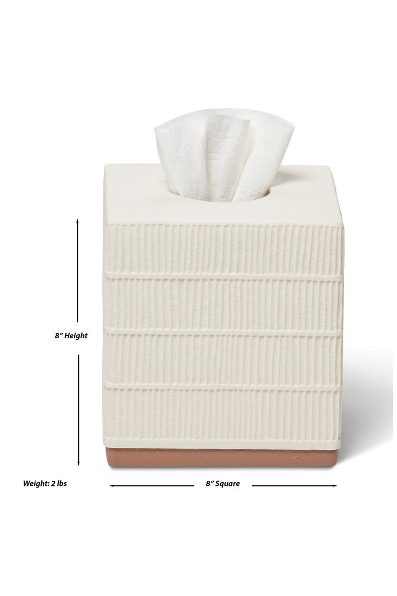 Textured 7-Piece Bath Accessory Set, Alternate, color, CREAM