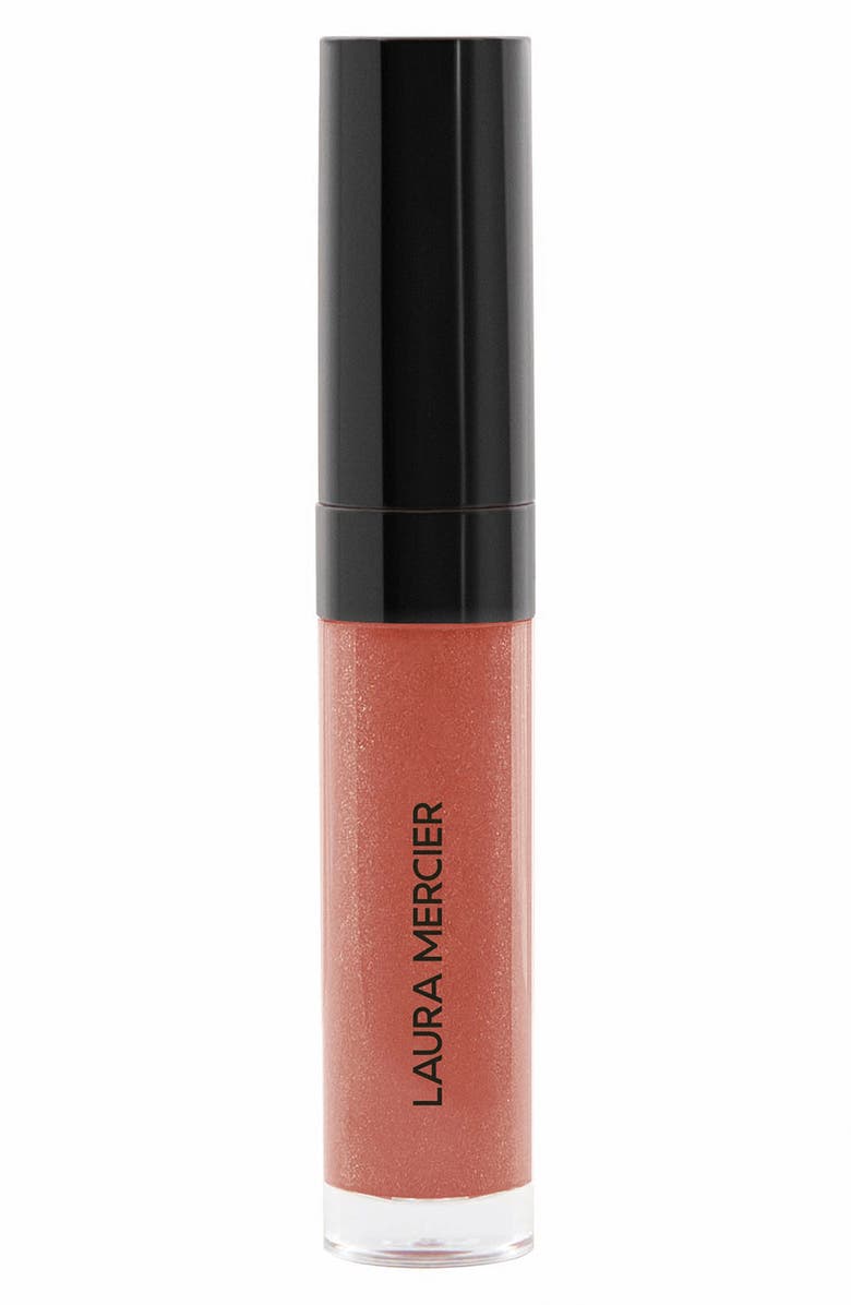 Laura Mercier Lip Glacé Hydrating Lip Balm Gloss, Main, color, 60 Creme Caramel
