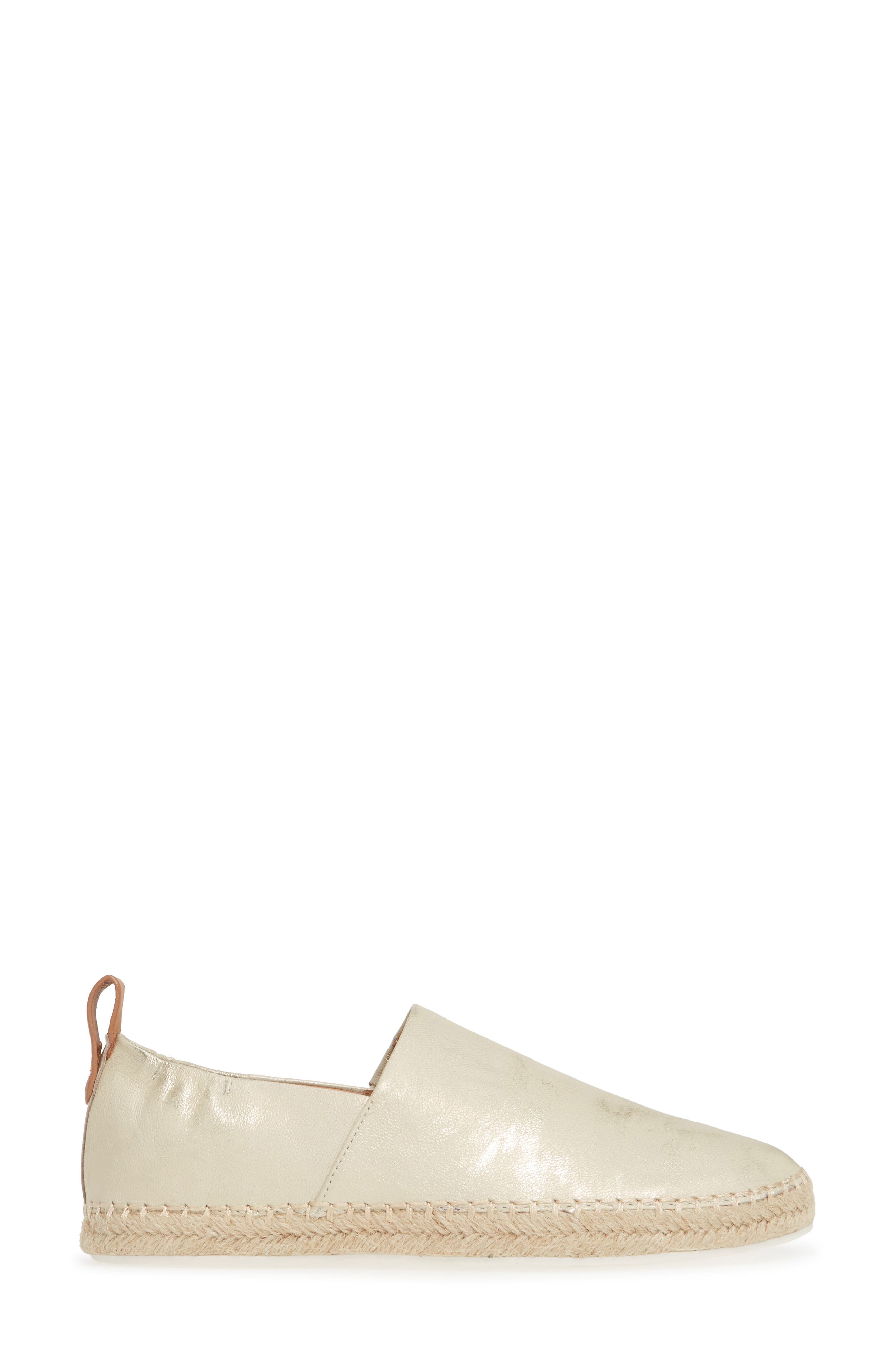 by Kenneth Cole Lizzy Espadrille Flat, Alternate, color, ICE LEATHER