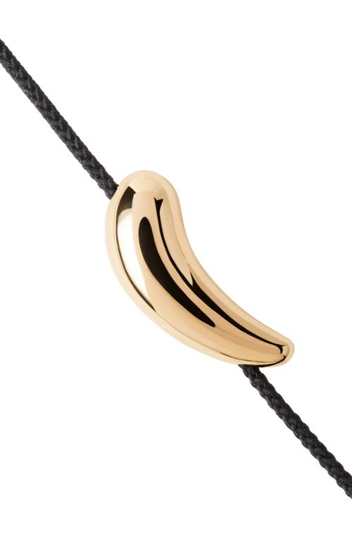 Pdpaola Orbit Cord Bracelet In Black
