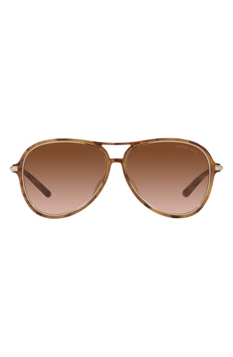 Breckenridge 58mm Gradient Aviator Sunglasses