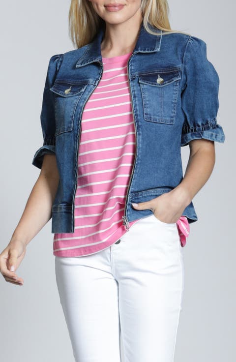 Short Sleeve Denim Jacket
