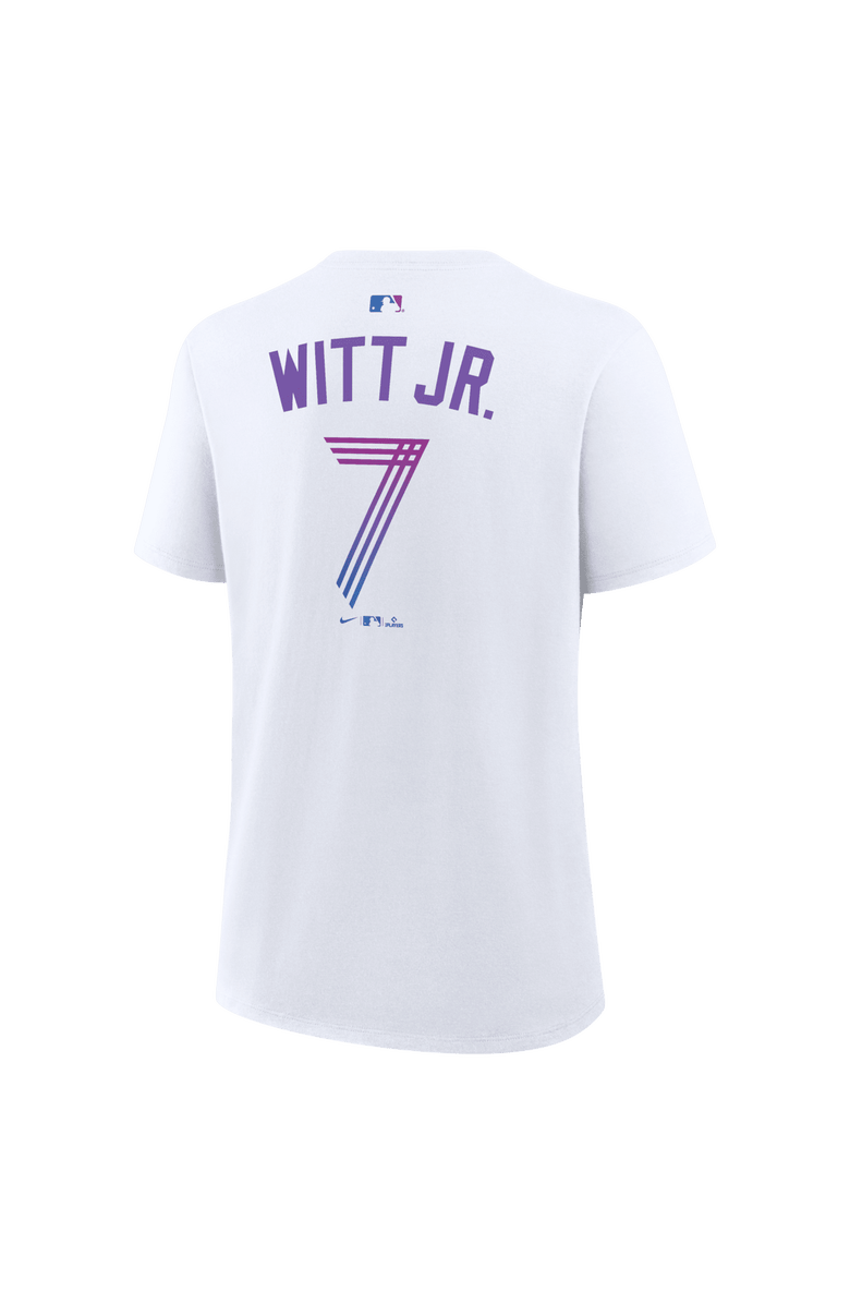 Nike Women's Nike Bobby Witt Jr. White Kansas City Royals 2026 City Connect Name & Number T-Shirt, Alternate, color, White