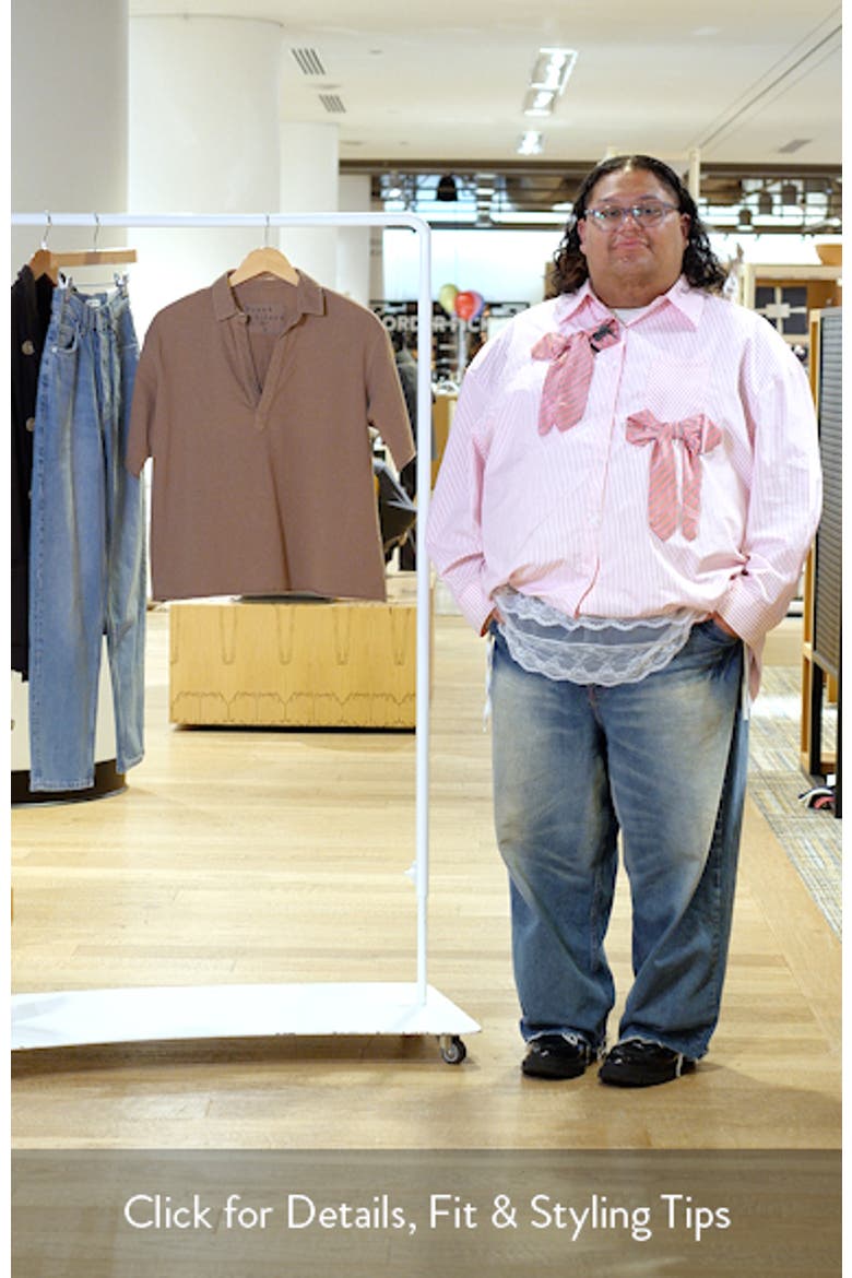 Patty Popover Henley Top video