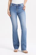Bayeas Raw Hem Low Rise Bootcut Jeans