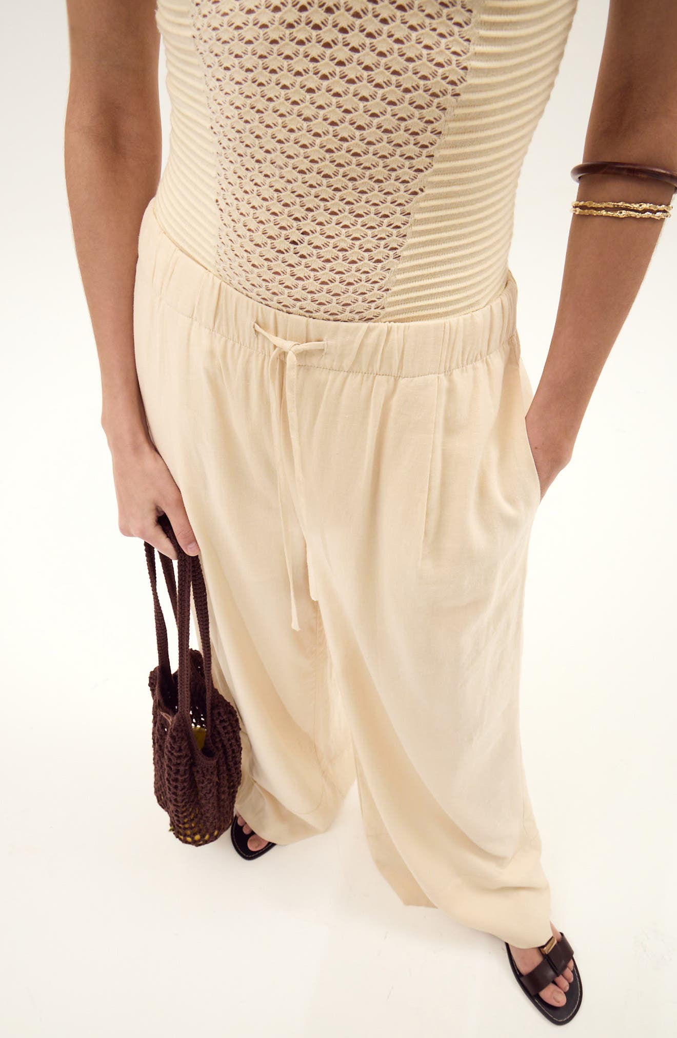 Antibes Ombre Tie Waist Pants - image 5