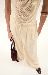 DELUC Antibes Ombré Tie Waist Pants