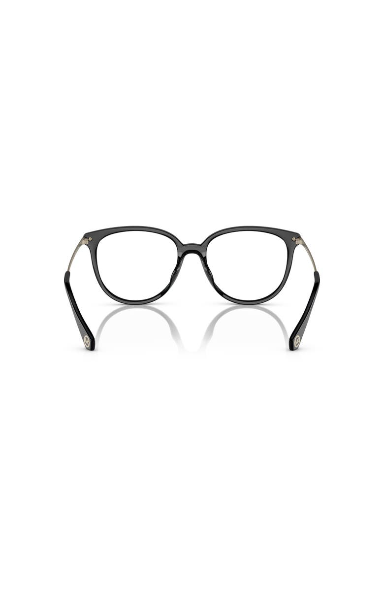 Michael Kors 56mm Round optical glasses, Alternate, color, Black