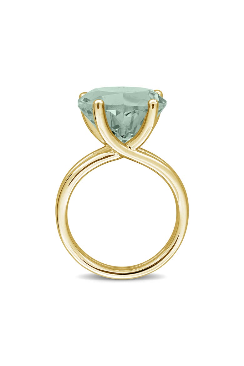 Green Quartz Heart Ring, Alternate, color, GREEN
