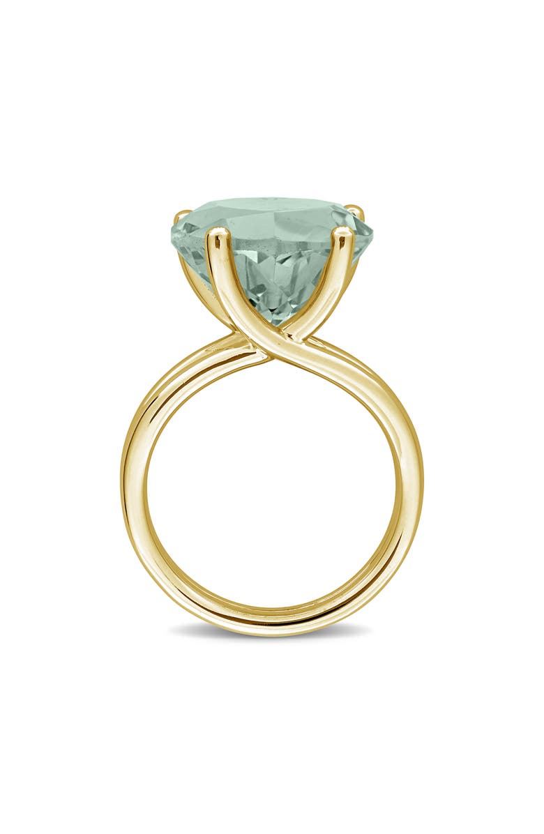 DELMAR Green Quartz Heart Ring, Alternate, color, Green