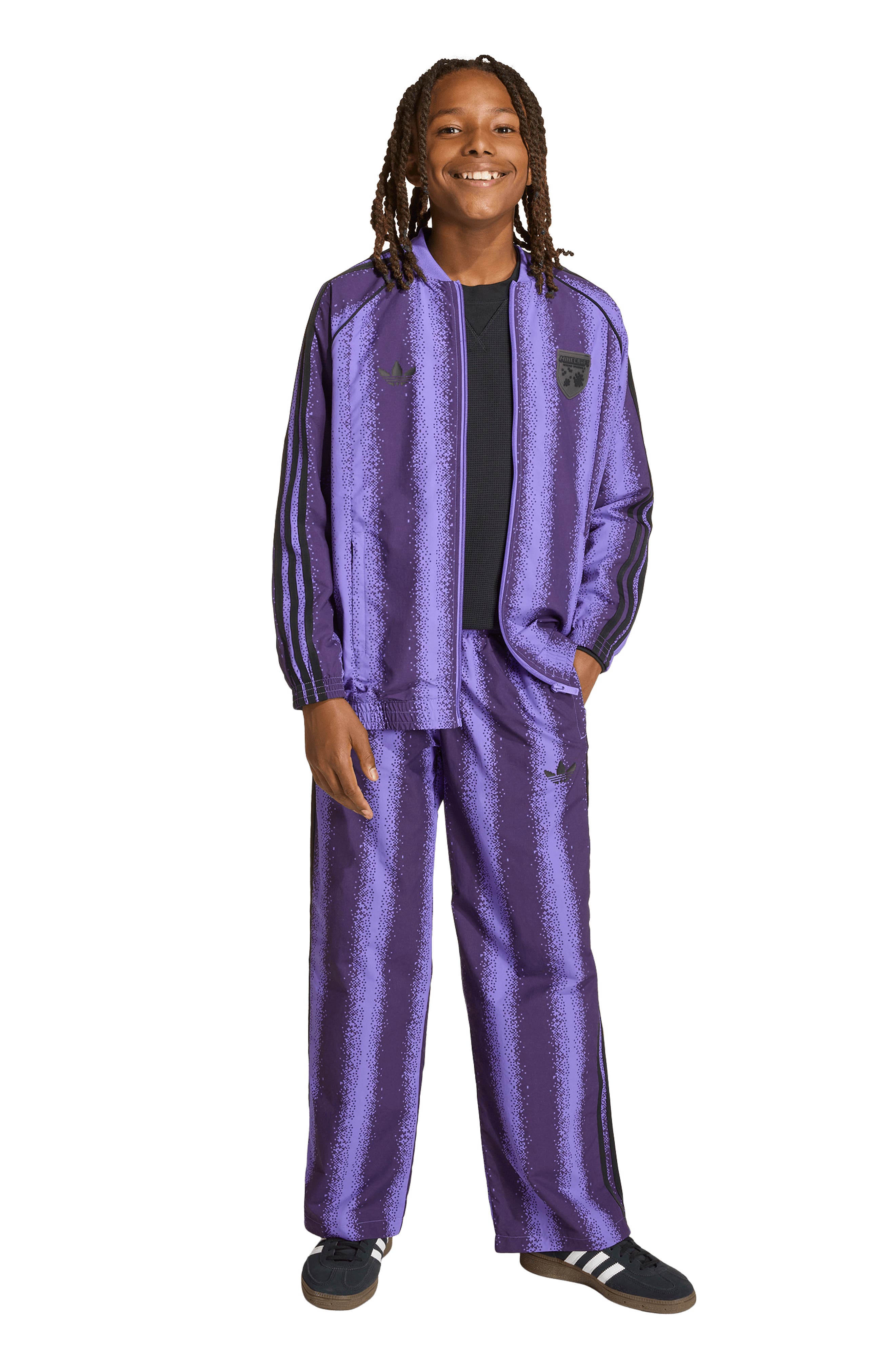 adidas Originals Kids' Minecraft 3-Stripes Track Jacket | Nordstrom