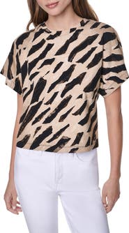 DKNY Dolman Sleeve Stretch Cotton Top