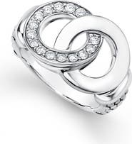 LAGOS Signature Caviar Interlocking Diamond Ring
