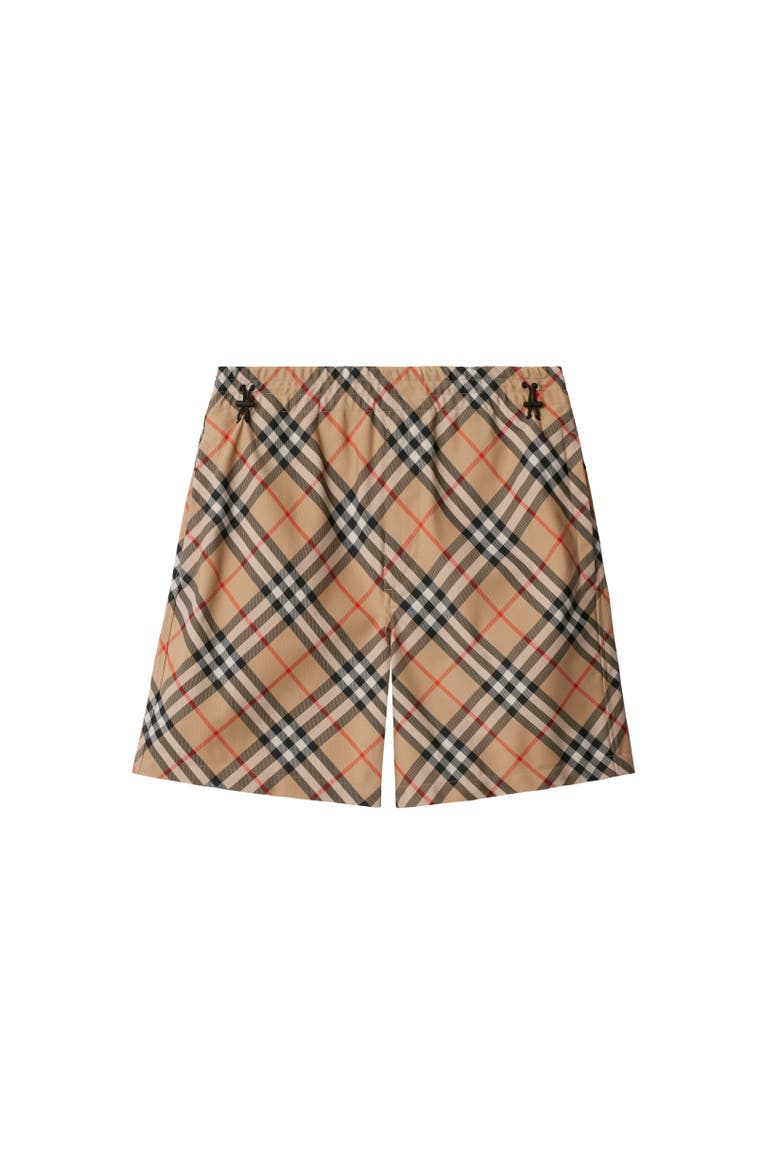 Check Shorts, Alternate, color, Sand beige