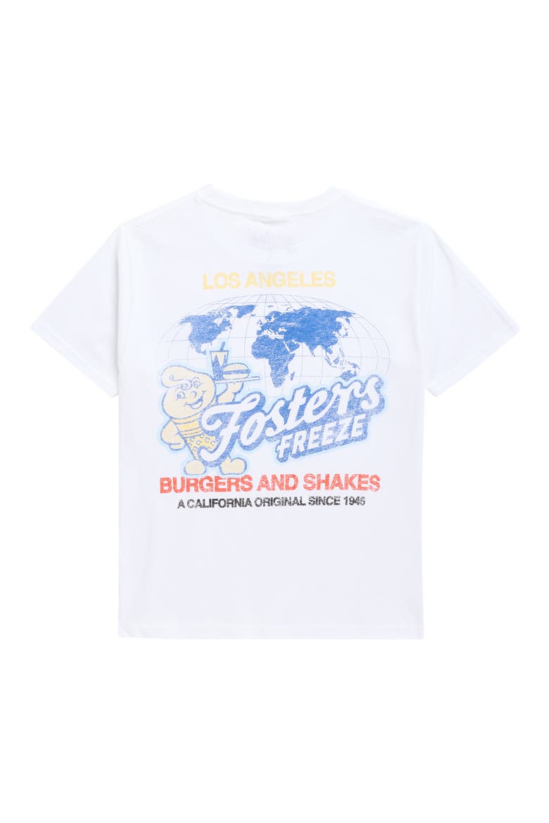 Kids' Fosters Freeze Cotton Graphic T-Shirt, Alternate, color, WHITE