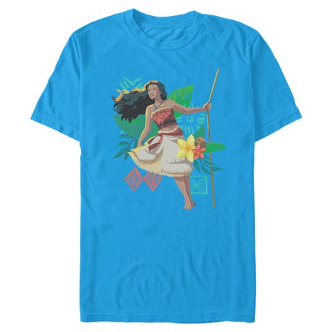 Men's Moana Hibiscus Portrait Swing  Graphic T-Shirt
