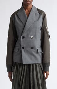 Sacai Mixed Media Jacket