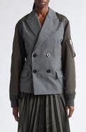 Sacai Mixed Media Jacket