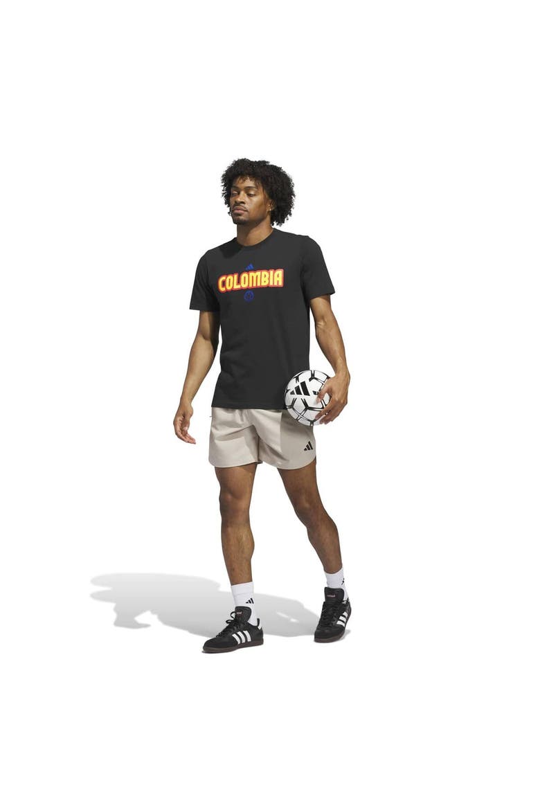Men's adidas Black Colombia National Team Jersey Hook T-Shirt, Alternate, color, Black