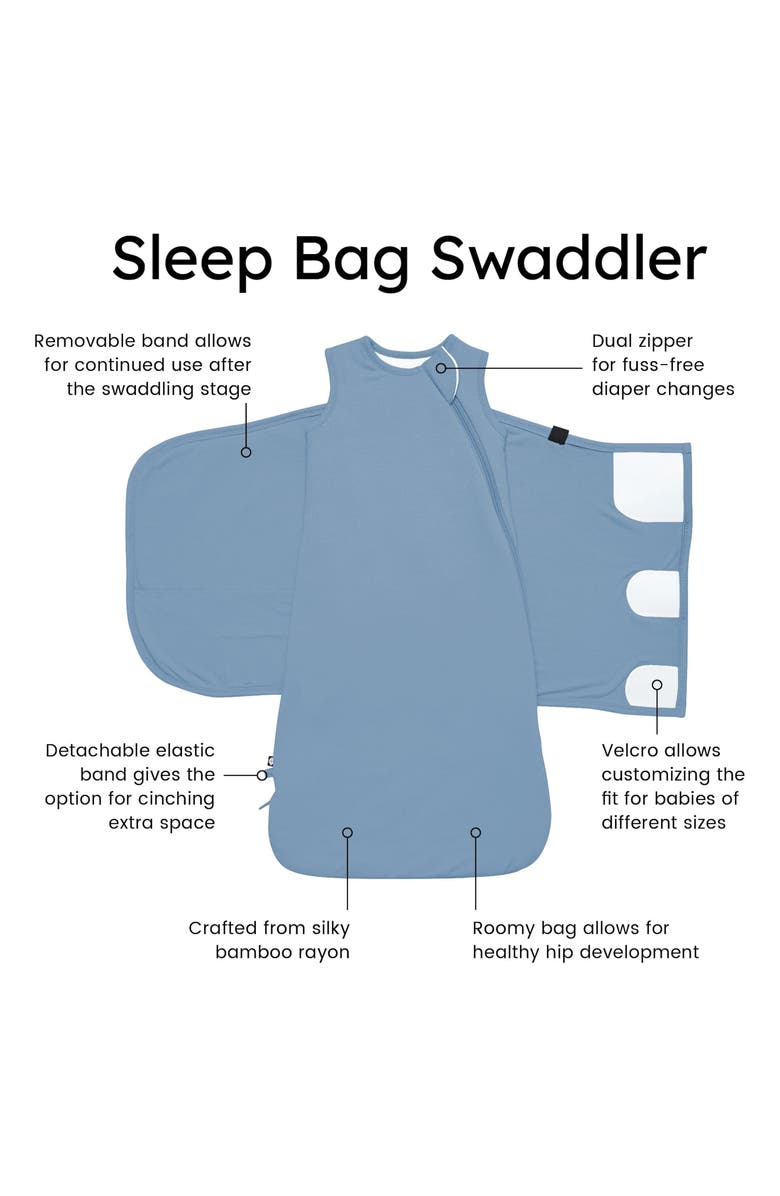 Kyte BABY Sleep Bag Swaddler, Alternate, color, Slate