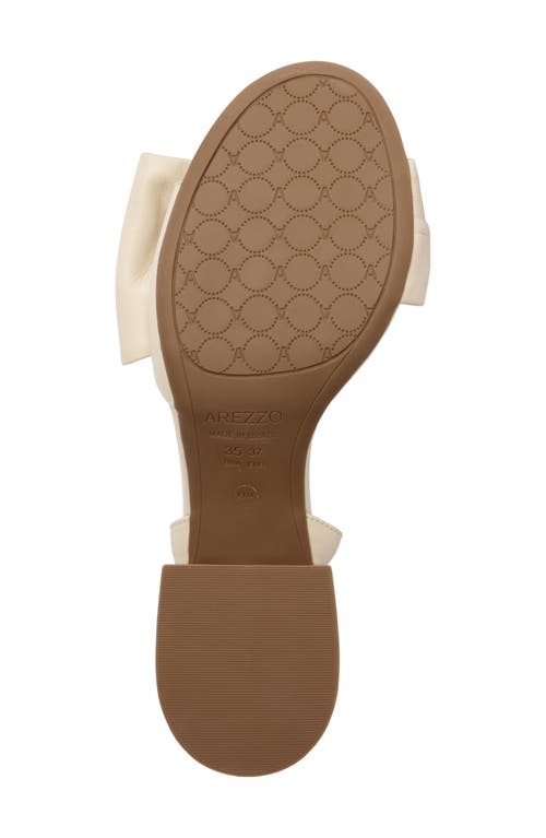 Arezzo Rayna Ankle Strap Sandal In Brown