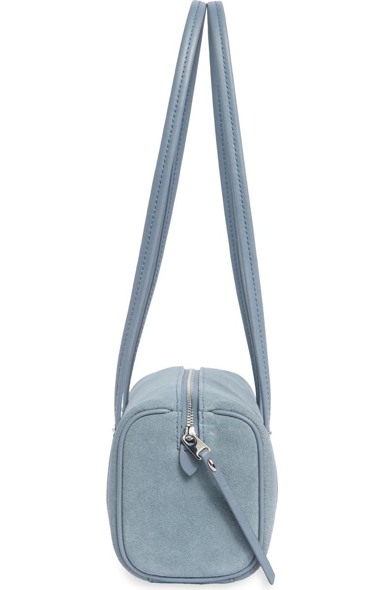 Madewell Modern Legacy Mini Leather Shoulder Bag, Alternate, color, Serene Blue