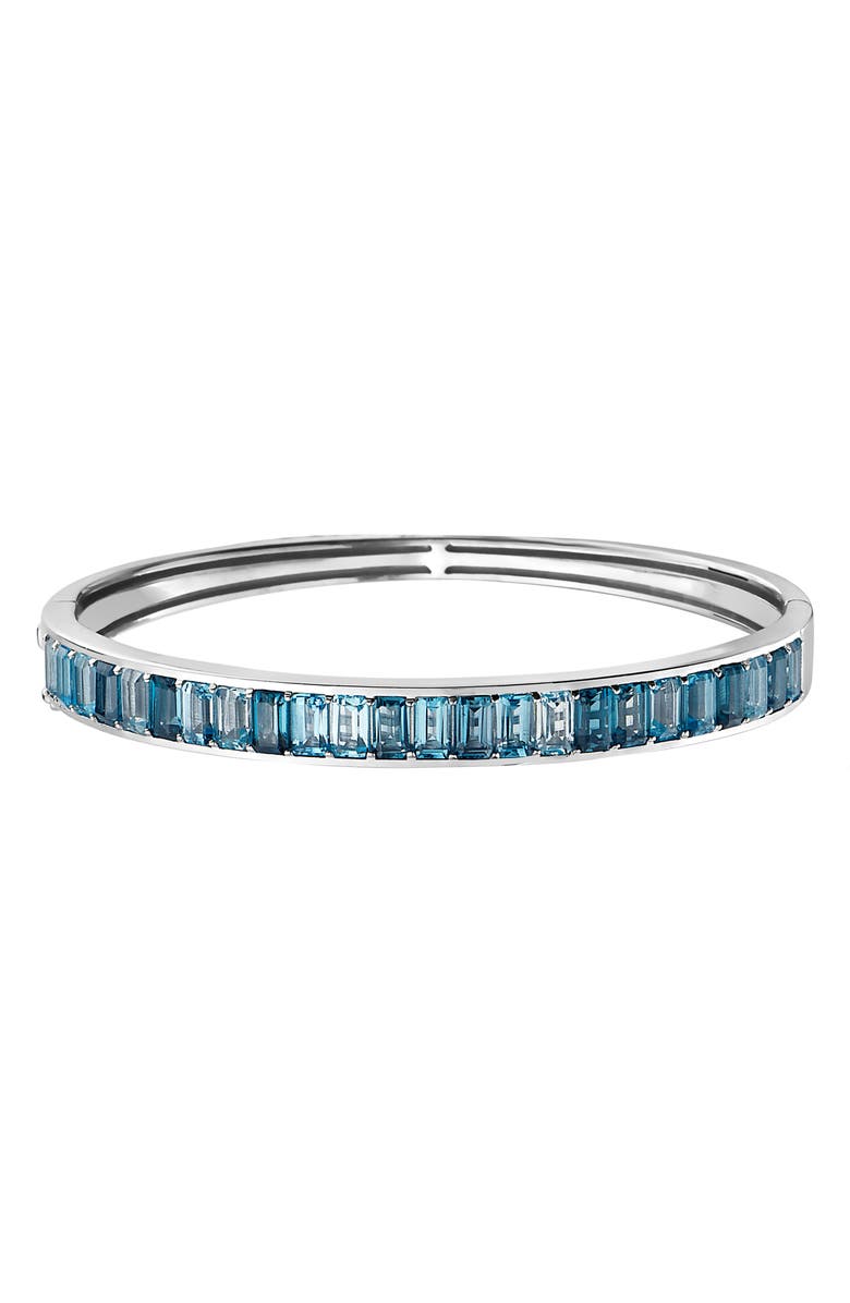 EFFY Blue Topaz Bangle Bracelet, Main, color, Blue