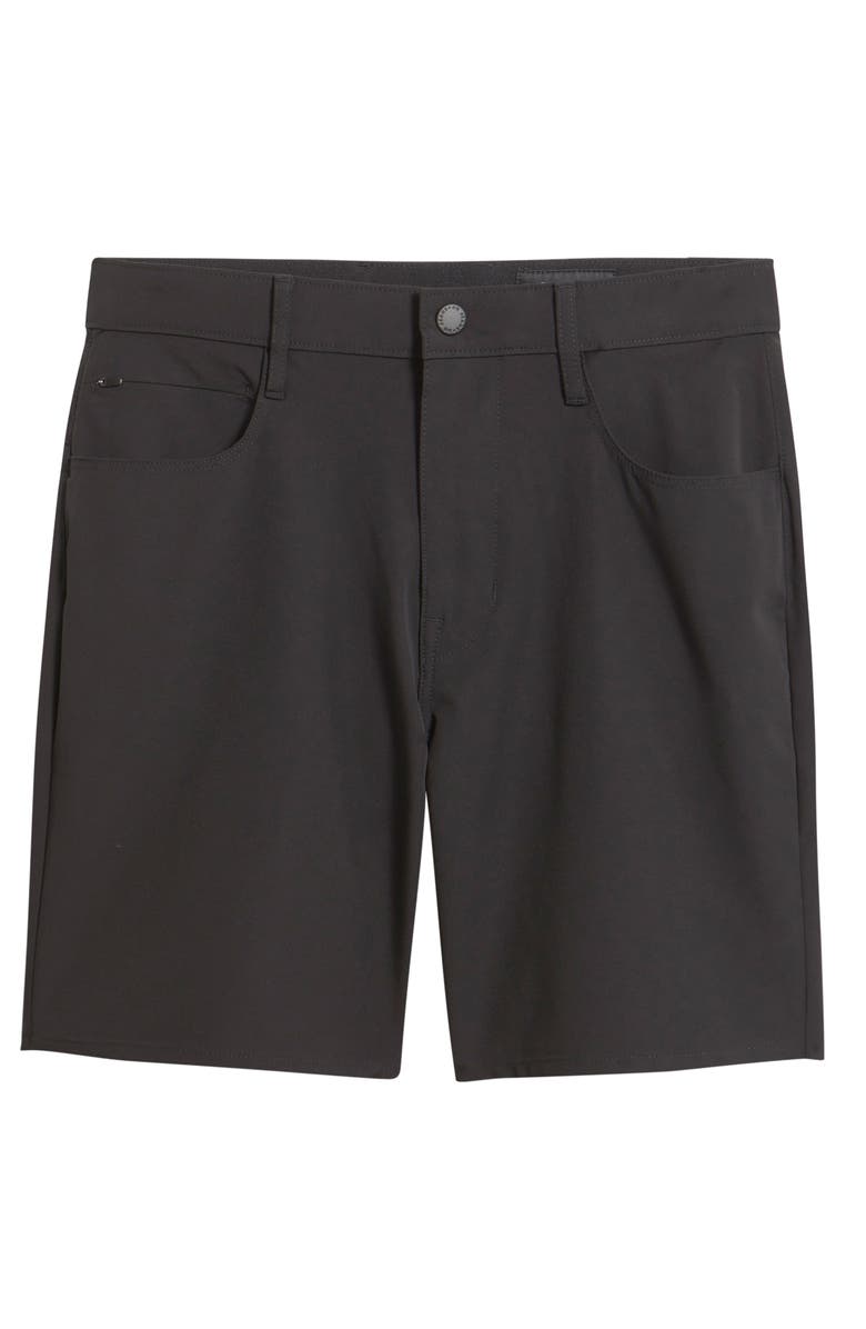 AG Bay Athletic Fit Airluxe<sup>™</sup> Dobby Shorts, Main, color, True Black