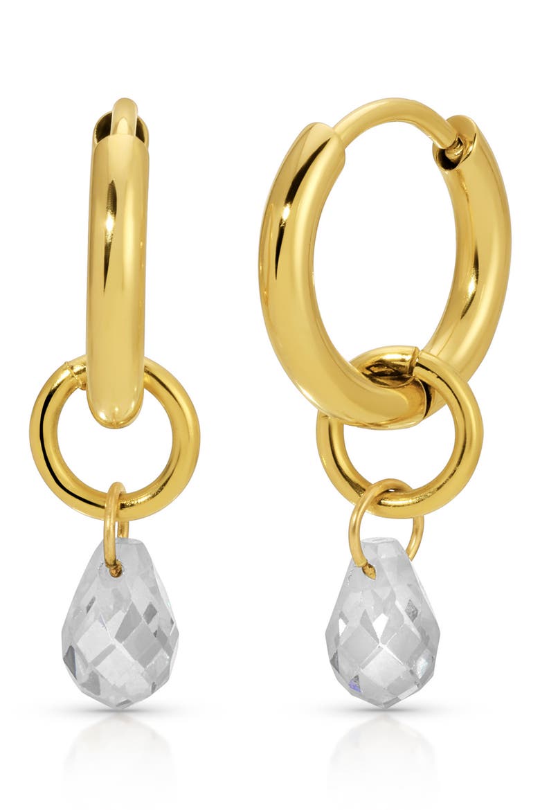 Kifi Hoop Earrings, Main, color, GOLD