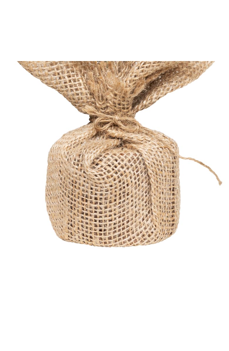 Northlight Frosted Pine in Burlap Base Christmas Tree - 17.5" - Unlit, Alternate, color, Green