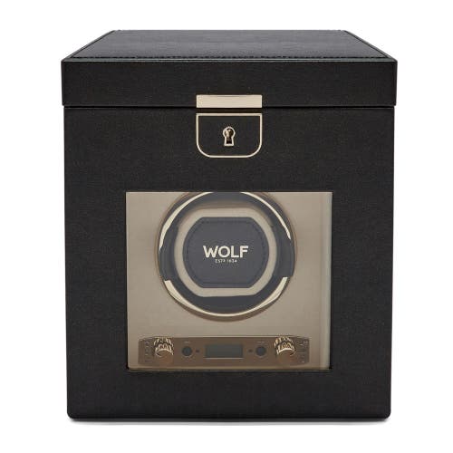 Wolf Palermo Single Watch Winder In Black Anthracite