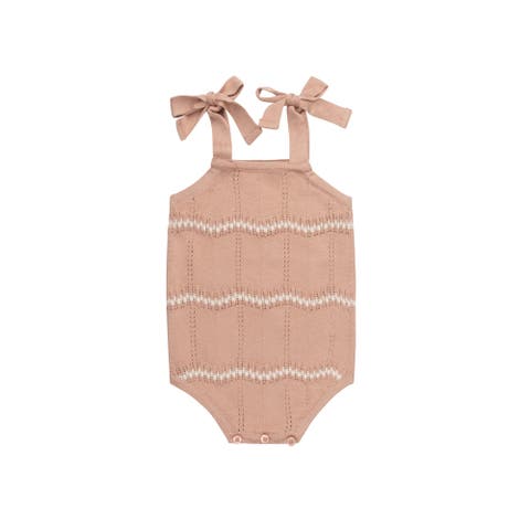 Looms Holland Collection - Girls Wave Knit Romper (Baby)