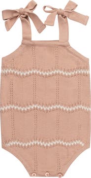 Ely's & Co. Looms Holland Collection - Girls Wave Knit Romper