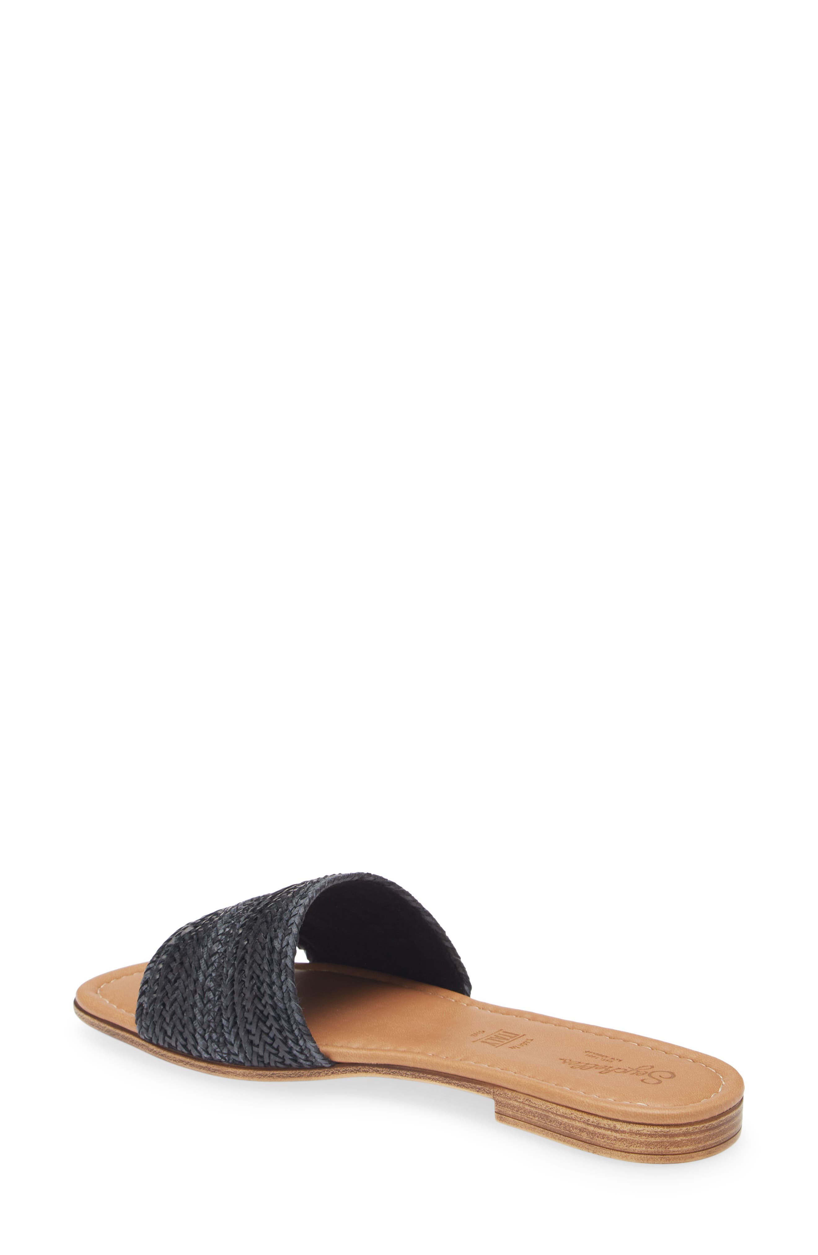 Seychelles I'm in Love Slide Sandals, Alternate, color, Black