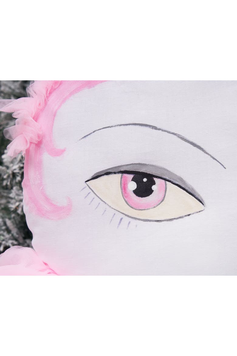 Sugarplum Zombinaland Christmas XMAS Decorative Soft Figurine Pillow, Alternate, color, Pink