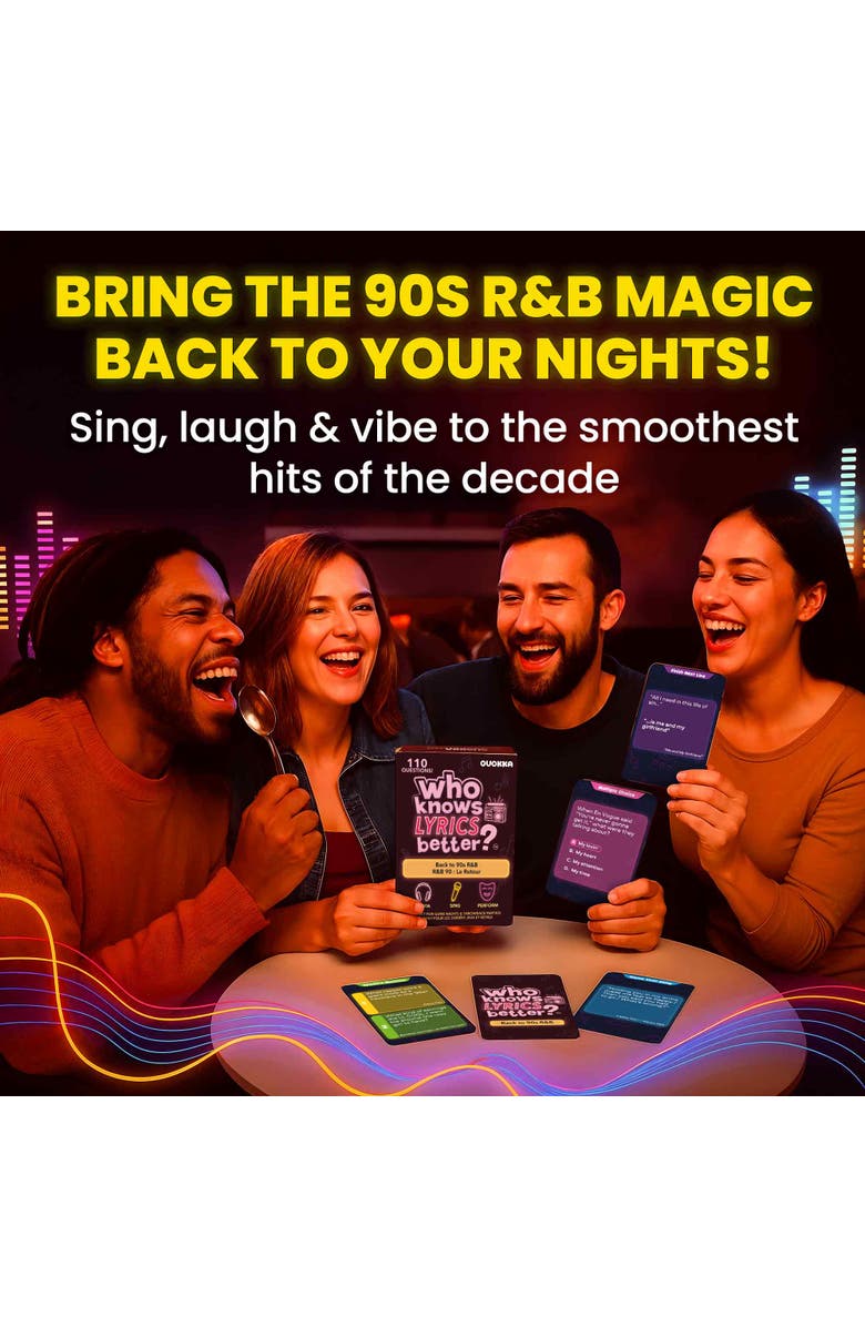 Quokka Who Knows Music Better? Ultimate Music Trivia Games for Adults & Family, Alternate, color, Lyrics Rnb Ext