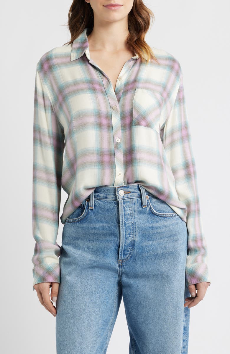 Rails Hunter Plaid Button-Up Shirt, Main, color, 
