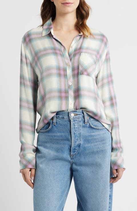 Hunter Plaid Button-Up Shirt