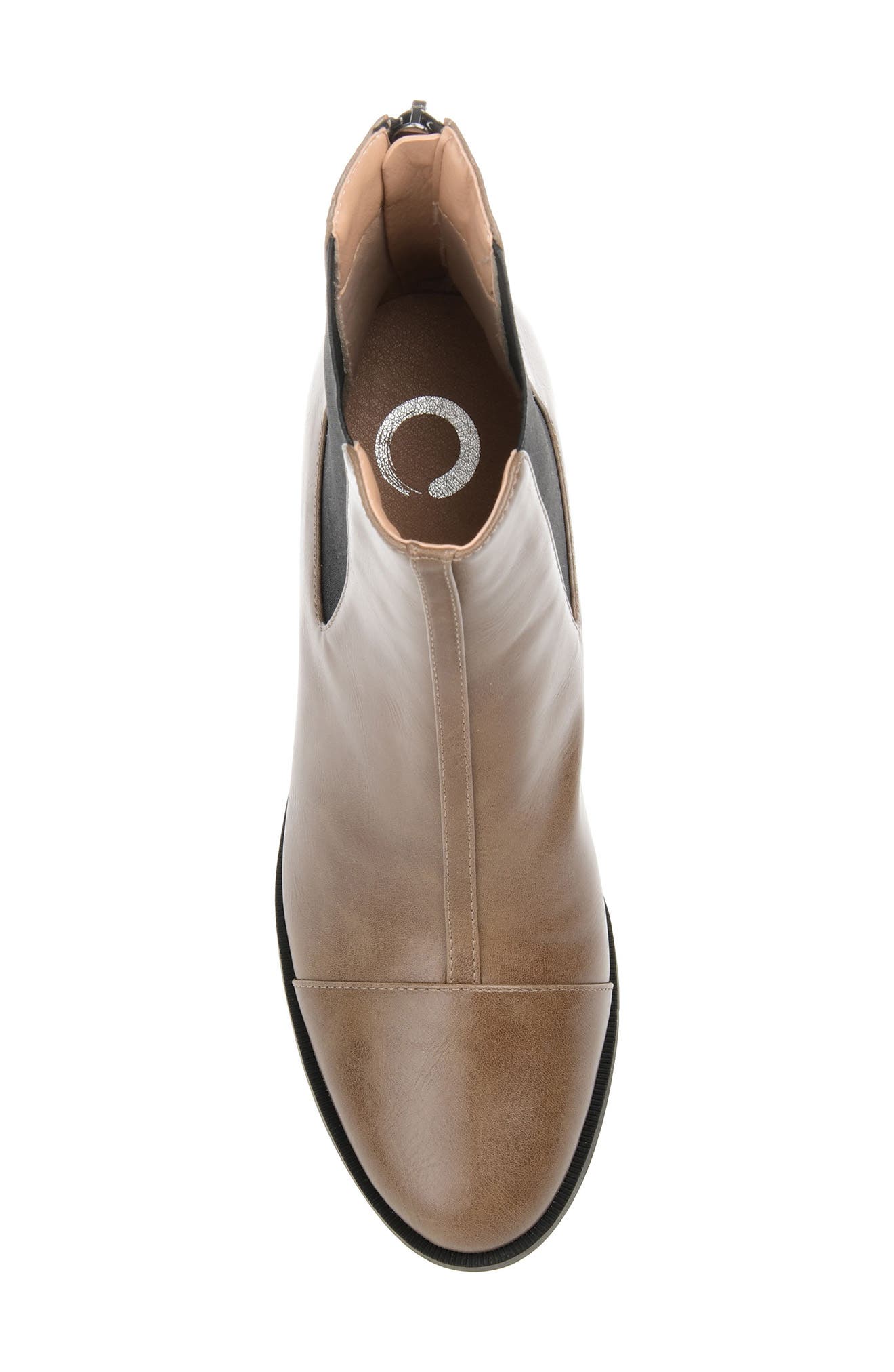 Journee Collection Comfort Foam Nigella Bootie, Alternate, color, Brown