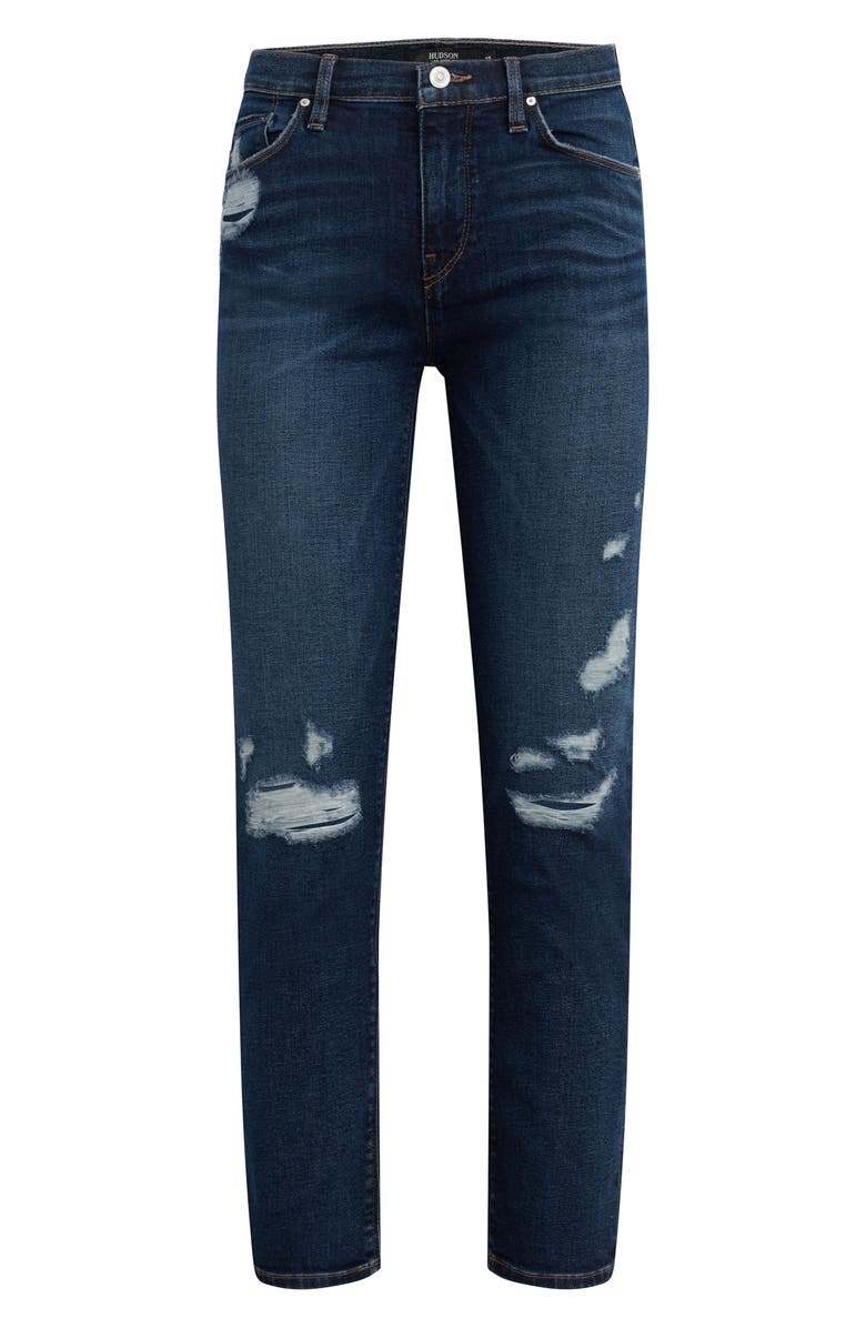Hudson Jeans Nico Distressed Crop Straight Leg Jeans, Alternate, color,