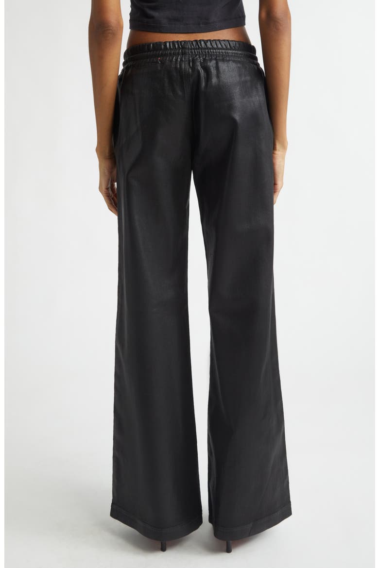 2078 D-Ainty Coated Jogg Sweat Wide Leg Pants, Alternate, color, BLACK/ DENIM