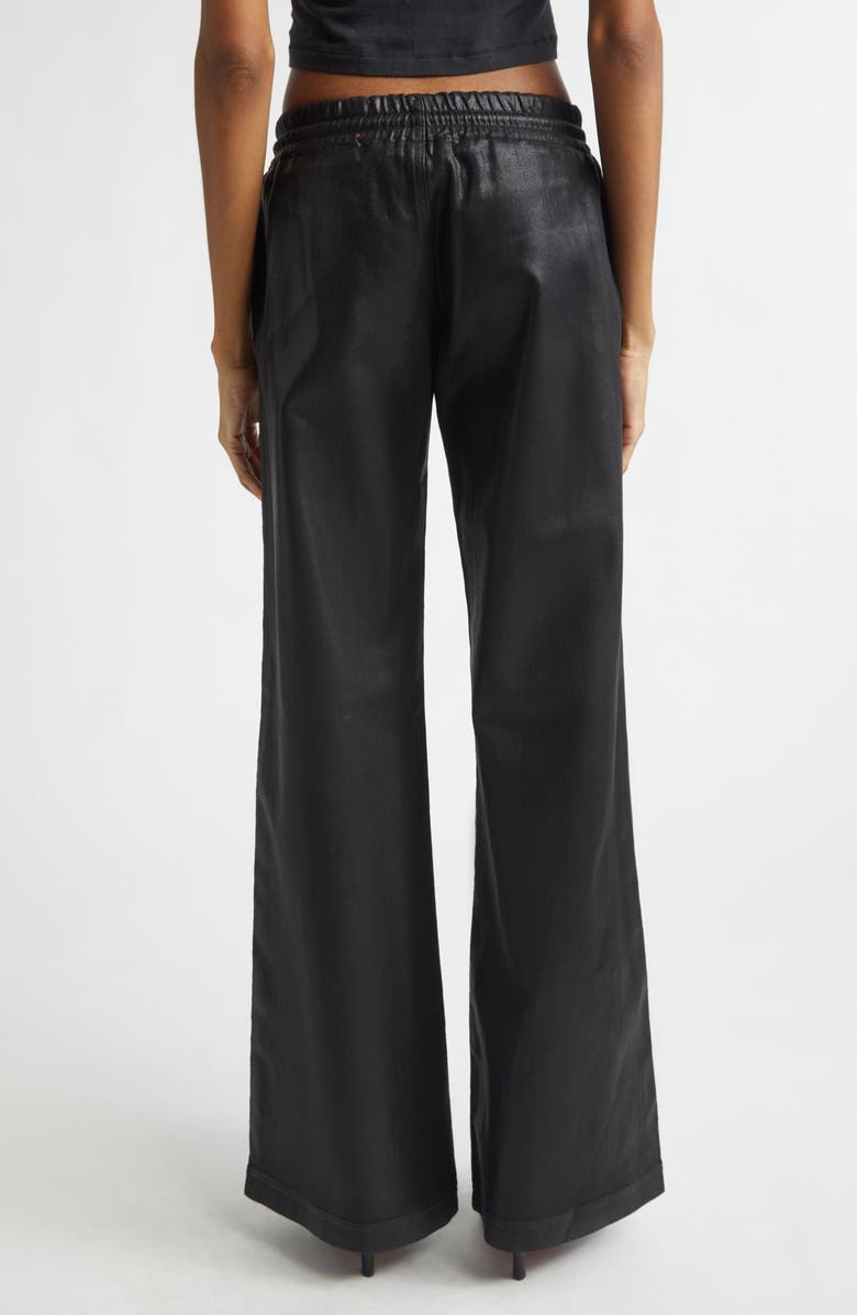 DIESEL<sup>®</sup> 2078 D-Ainty Coated Jogg Sweat Wide Leg Pants, Alternate, color, Black/ Denim